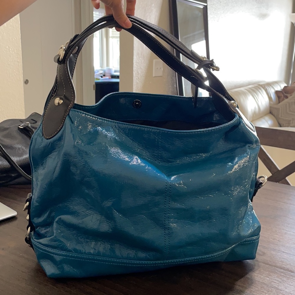 Blue Nine West Tote